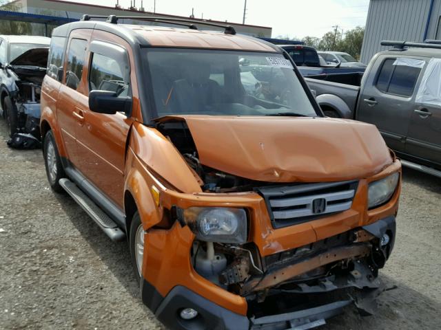 5J6YH28748L002234 - 2008 HONDA ELEMENT EX ORANGE photo 1