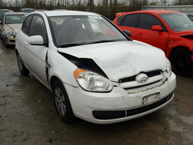 KMHCM3AC9AU185490 - 2010 HYUNDAI ACCENT BLU WHITE photo 1