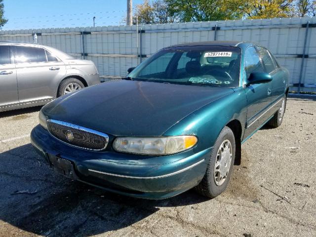 2G4WY55J311197846 - 2001 BUICK CENTURY LI GREEN photo 2