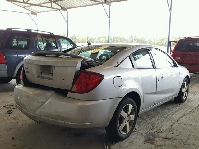 1G8AW15F57Z166553 - 2007 SATURN ION LEVEL SILVER photo 4