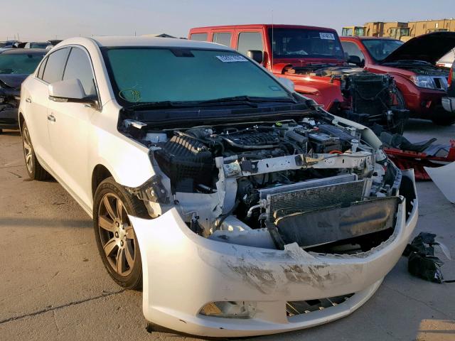 1G4GC5EG8AF283251 - 2010 BUICK LACROSSE C WHITE photo 1