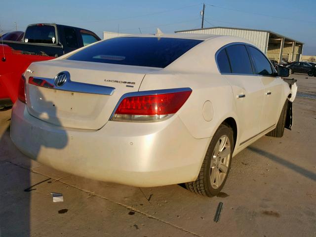 1G4GC5EG8AF283251 - 2010 BUICK LACROSSE C WHITE photo 4