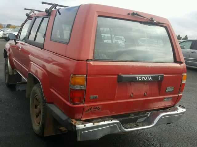 JT4RN62D1G0054350 - 1986 TOYOTA 4RUNNER RN RED photo 3