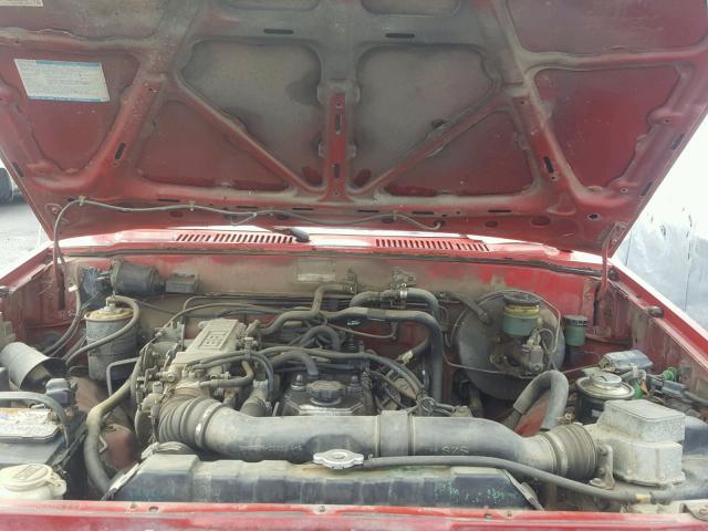 JT4RN62D1G0054350 - 1986 TOYOTA 4RUNNER RN RED photo 7