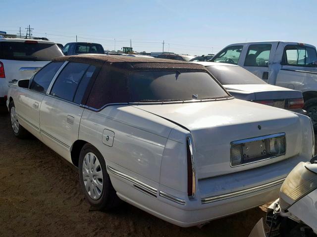 1G6KD54Y8WU708608 - 1998 CADILLAC DEVILLE WHITE photo 3