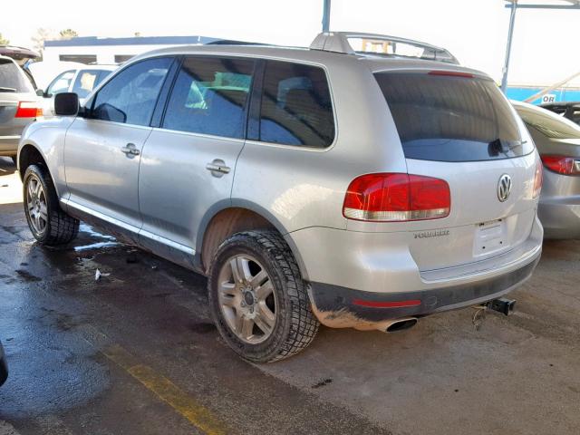 WVGCM77L14D054654 - 2004 VOLKSWAGEN TOUAREG 4. SILVER photo 3