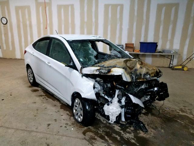 KMHCT4AE5HU367336 - 2017 HYUNDAI ACCENT SE WHITE photo 1