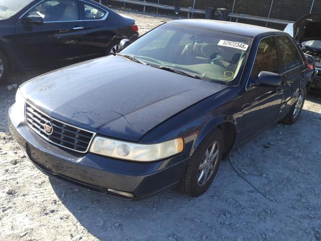 1G6KS54Y02U304069 - 2002 CADILLAC SEVILLE SL BLUE photo 2