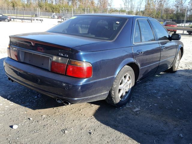 1G6KS54Y02U304069 - 2002 CADILLAC SEVILLE SL BLUE photo 4