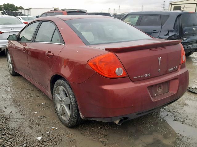 1G2ZK57K594248678 - 2009 PONTIAC G6 GT RED photo 3