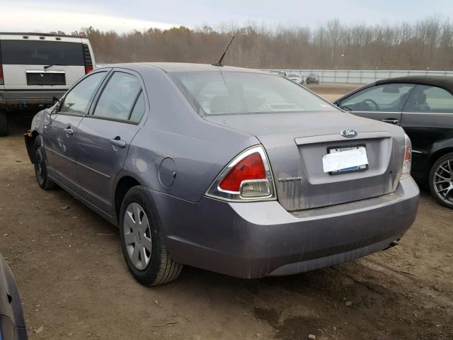 3FAHP06Z27R164774 - 2007 FORD FUSION S GRAY photo 3