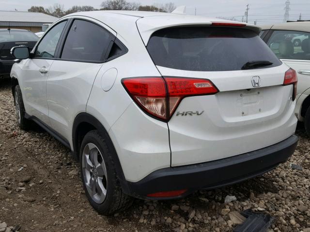 3CZRU6H58GM713261 - 2016 HONDA HR-V EX WHITE photo 3