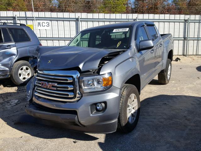 1GTG5CEN6J1134013 - 2018 GMC CANYON SLE SILVER photo 2