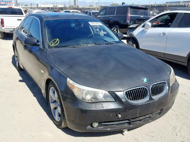 WBANE53517CY04549 - 2007 BMW 525 I BLACK photo 1