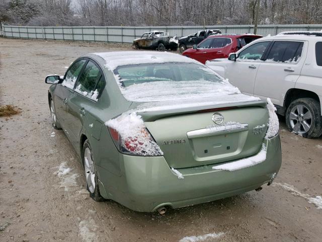 1N4BL21E27N404829 - 2007 NISSAN ALTIMA 3.5 GREEN photo 3