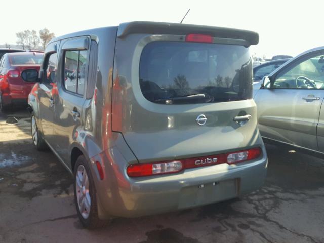 JN8AZ28RX9T115388 - 2009 NISSAN CUBE BASE GREEN photo 3