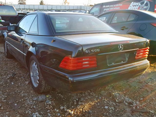 WDBFA67F0WF167242 - 1998 MERCEDES-BENZ SL 500 BLACK photo 3