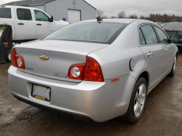 1G1ZB5E02CF233220 - 2012 CHEVROLET MALIBU LS 银色 照片 4
