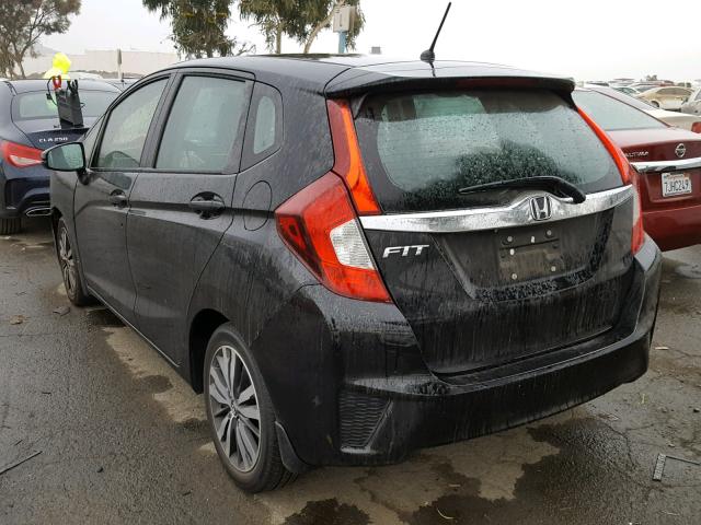 3HGGK5H86FM705070 - 2015 HONDA FIT EX BLACK photo 3