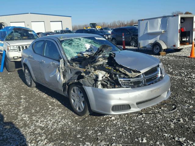 1B3BD4FB2BN587855 - 2011 DODGE AVENGER EX SILVER photo 1