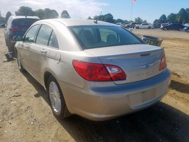 1C3LC56B59N560840 - 2009 CHRYSLER SEBRING TO GOLD photo 3