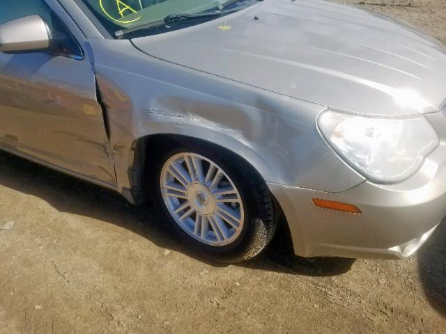 1C3LC56B59N560840 - 2009 CHRYSLER SEBRING TO GOLD photo 9