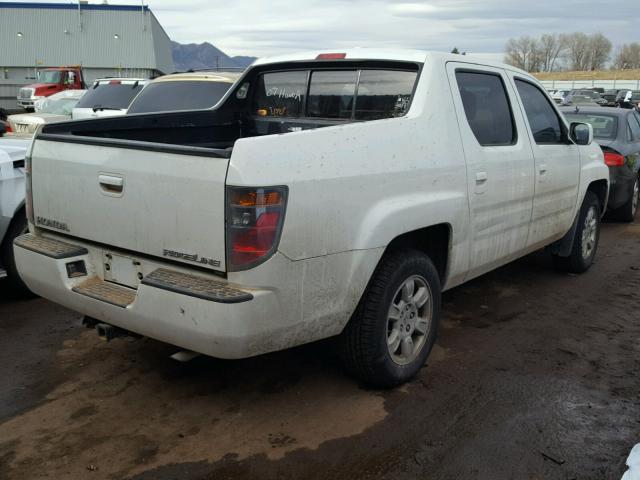 2HJYK16597H544746 - 2007 HONDA RIDGELINE SILVER photo 4