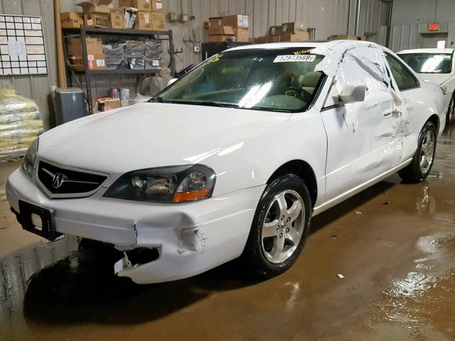 19UYA42413A002556 - 2003 ACURA 3.2CL WHITE photo 2