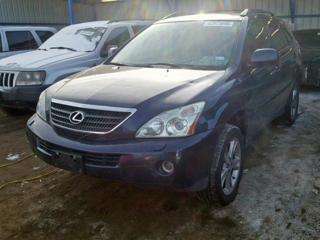 JTJHW31U460031407 - 2006 LEXUS RX 400H BLUE photo 2