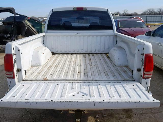 1B7HL2AN71S308210 - 2001 DODGE DAKOTA QUA WHITE photo 6