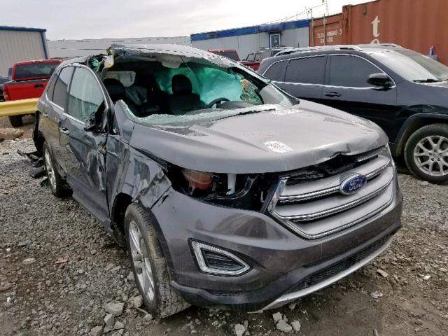 2FMPK3K92JBB44442 - 2018 FORD EDGE TITAN GRAY photo 1