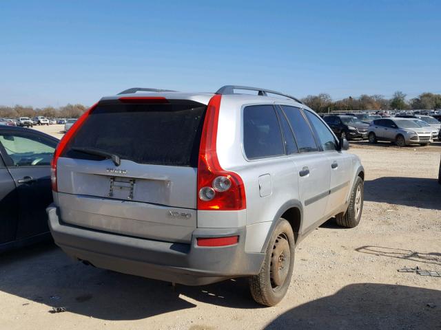 YV1CN59HX41039435 - 2004 VOLVO XC90 SILVER photo 4