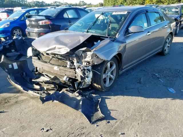 1G1ZC5EU8CF309927 - 2012 CHEVROLET MALIBU 1LT 棕色 照片 2