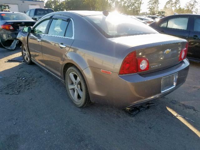 1G1ZC5EU8CF309927 - 2012 CHEVROLET MALIBU 1LT 棕色 照片 3