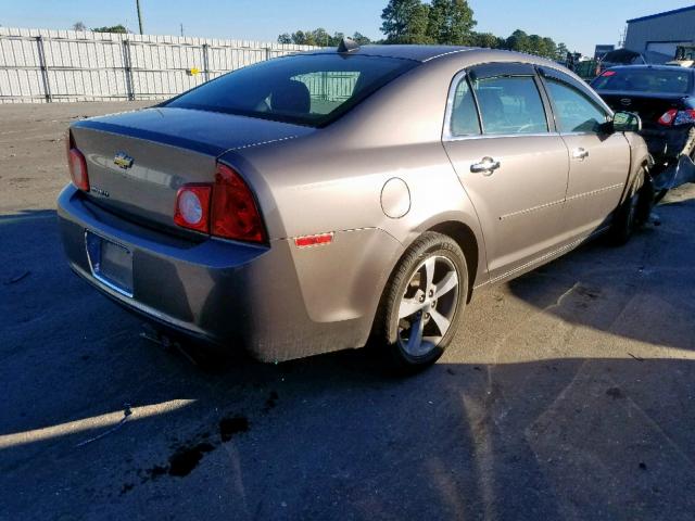 1G1ZC5EU8CF309927 - 2012 CHEVROLET MALIBU 1LT 棕色 照片 4