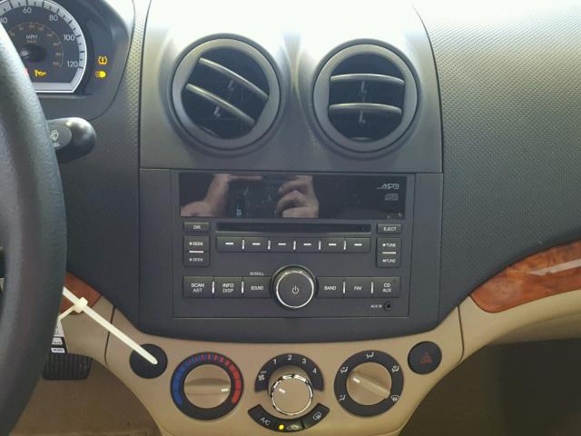 KL1TD5DE8BB137903 - 2011 CHEVROLET AVEO LS RED photo 9