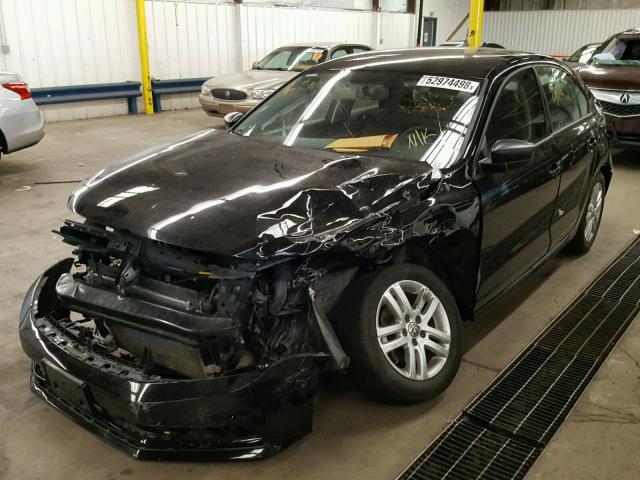 3VW2K7AJ0FM252014 - 2015 VOLKSWAGEN JETTA BASE 黑色 照片 2