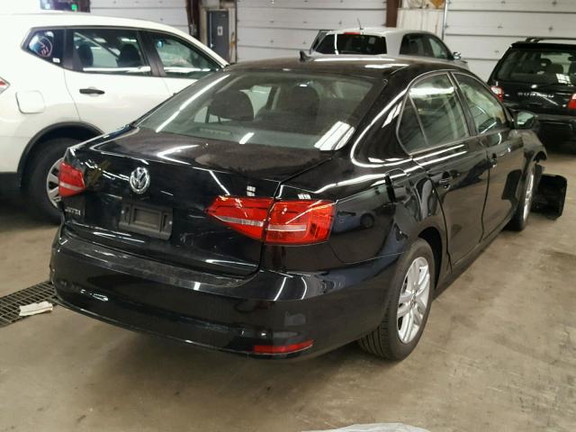 3VW2K7AJ0FM252014 - 2015 VOLKSWAGEN JETTA BASE 黑色 照片 4