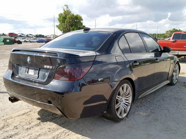 WBANW53538CT48097 - 2008 BMW 550 I BLACK photo 4