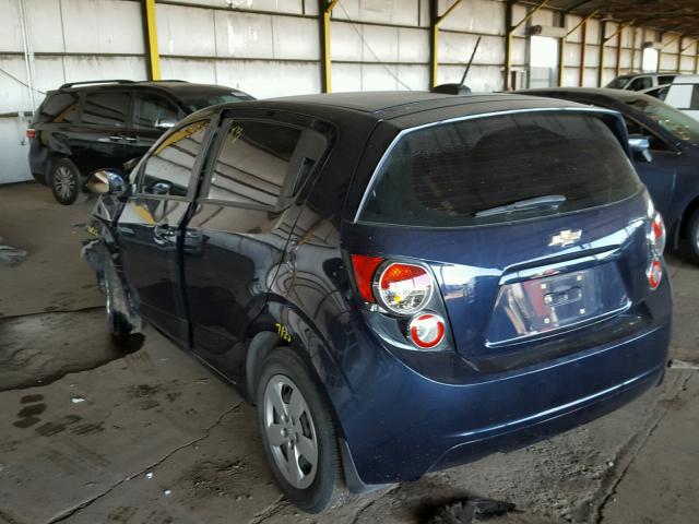 1G1JA6SH0G4171379 - 2016 CHEVROLET SONIC LS 蓝色 照片 3