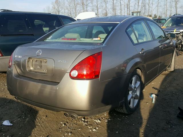 1N4BA41E44C919758 - 2004 NISSAN MAXIMA SE BEIGE photo 4