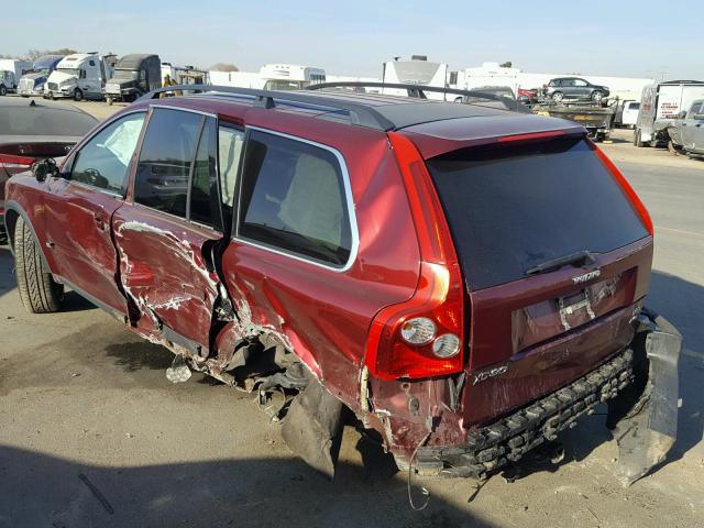 YV4CZ852161308337 - 2006 VOLVO XC90 V8 MAROON photo 3