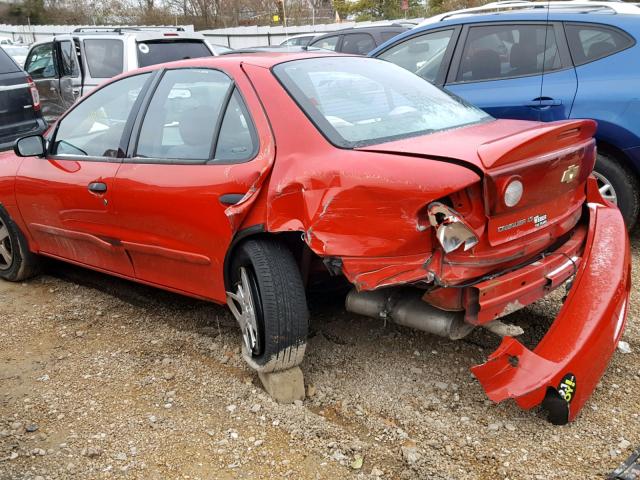 1G1JF52F547202386 - 2004 CHEVROLET CAVALIER L RED photo 9