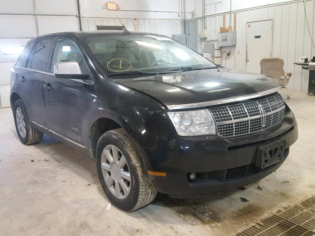 2LMDU88C37BJ18488 - 2007 LINCOLN MKX BLACK photo 1