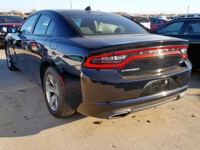 2C3CDXHG3GH317860 - 2016 DODGE CHARGER SX BLACK photo 3