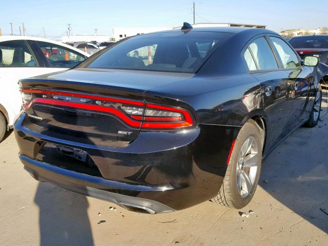 2C3CDXHG3GH317860 - 2016 DODGE CHARGER SX BLACK photo 4