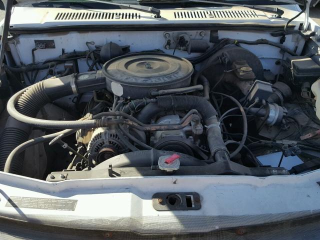 1B7GL23YXNS621261 - 1992 DODGE DAKOTA WHITE photo 7