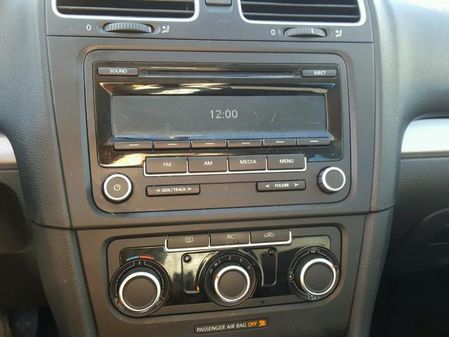 WVWDB7AJ8CW096585 - 2012 VOLKSWAGEN GOLF 白色 照片 9