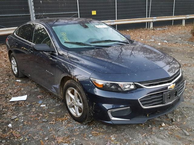 1G1ZB5ST4GF224698 - 2016 CHEVROLET MALIBU LS BLUE photo 1