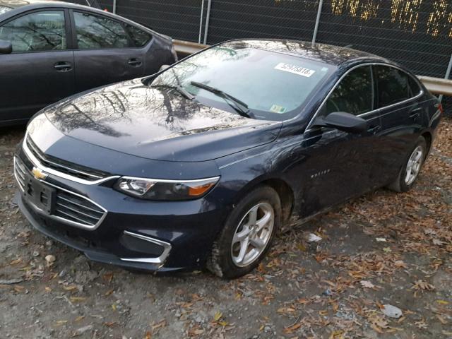 1G1ZB5ST4GF224698 - 2016 CHEVROLET MALIBU LS BLUE photo 2